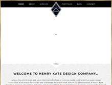 Tablet Screenshot of henrykatedesign.com